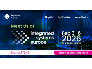 Angekis представила передовые камеры для профессионального видео на ISE 2026